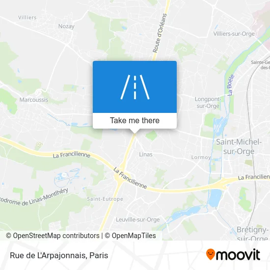 Rue de L'Arpajonnais map