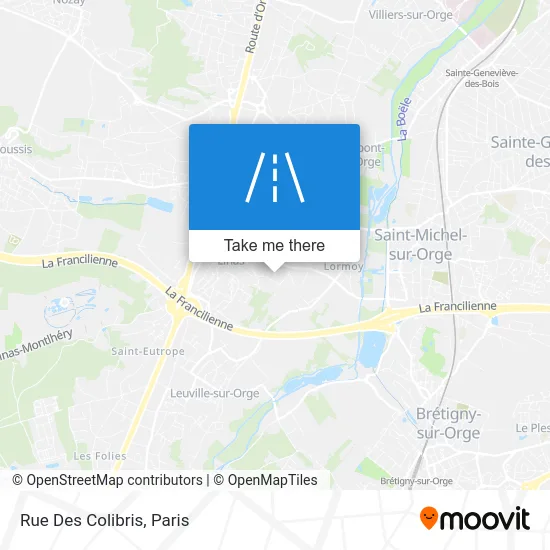 Rue Des Colibris map