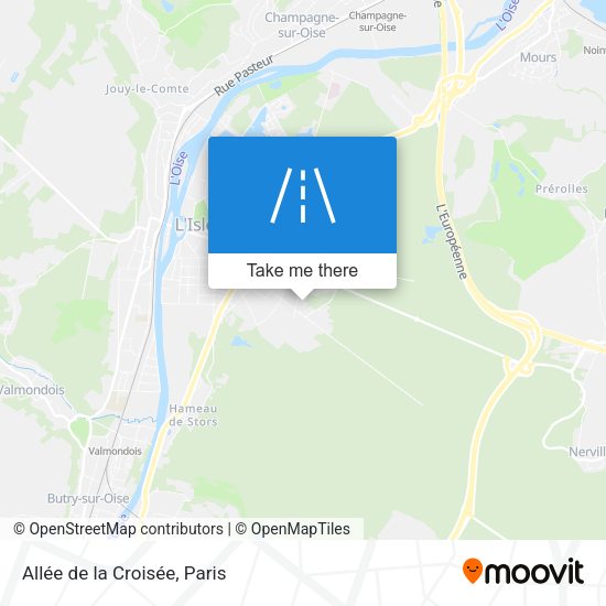 Allée de la Croisée map