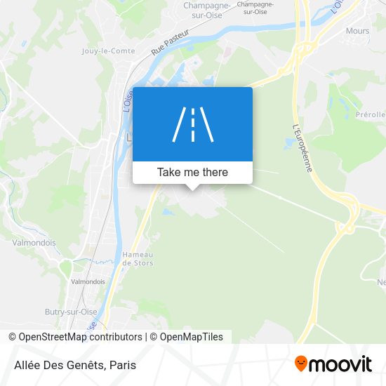 Allée Des Genêts map