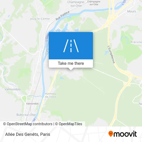 Allée Des Genêts map