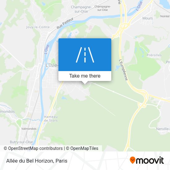 Allée du Bel Horizon map