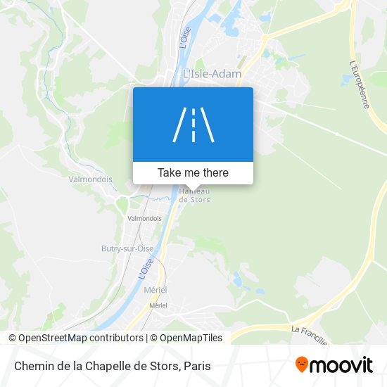 Chemin De La Chapelle De Stors map