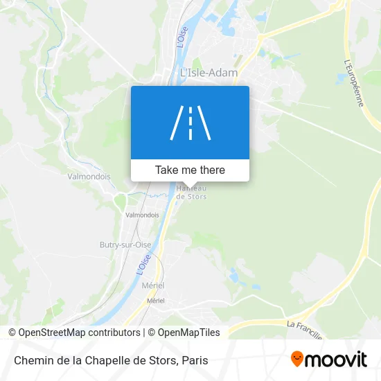 Chemin de la Chapelle de Stors map