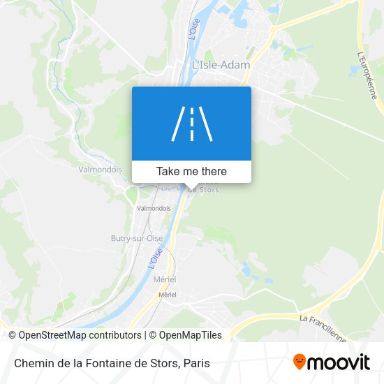 Chemin de la Fontaine de Stors map
