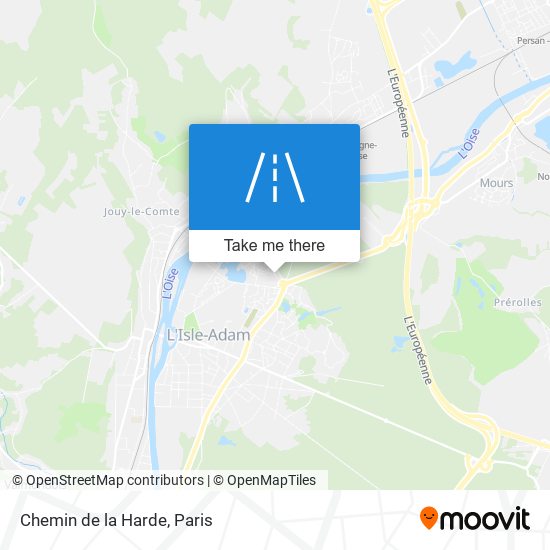 Chemin de la Harde map