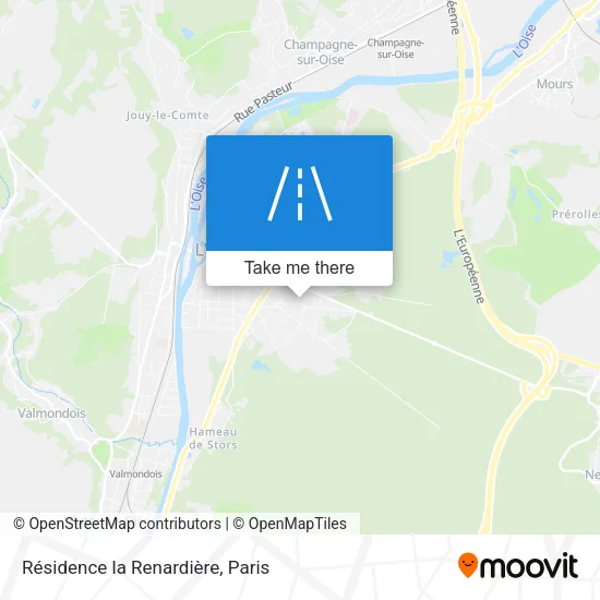 Résidence la Renardière map