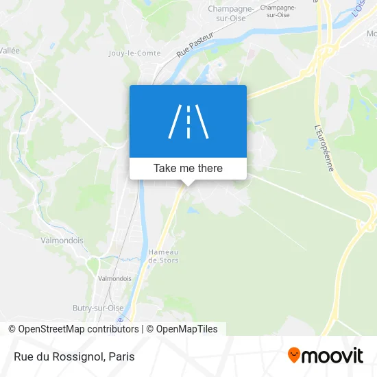 Rue du Rossignol map