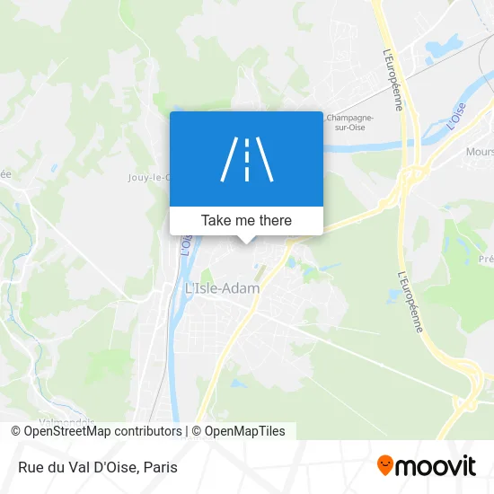 Rue du Val D'Oise map