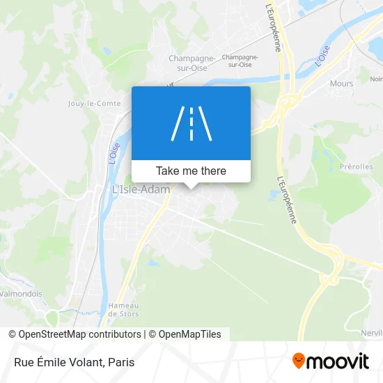Rue Émile Volant map