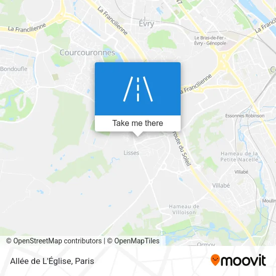 Allée de L'Église map