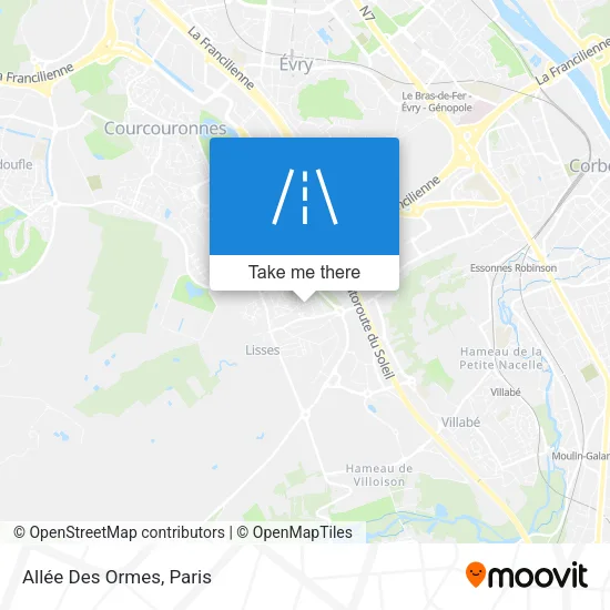 Allée Des Ormes map