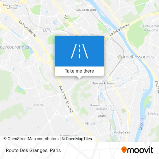 Route Des Granges map
