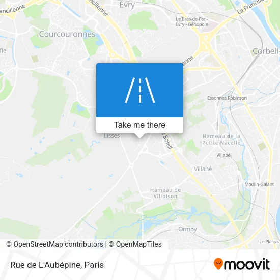 Rue de L'Aubépine map