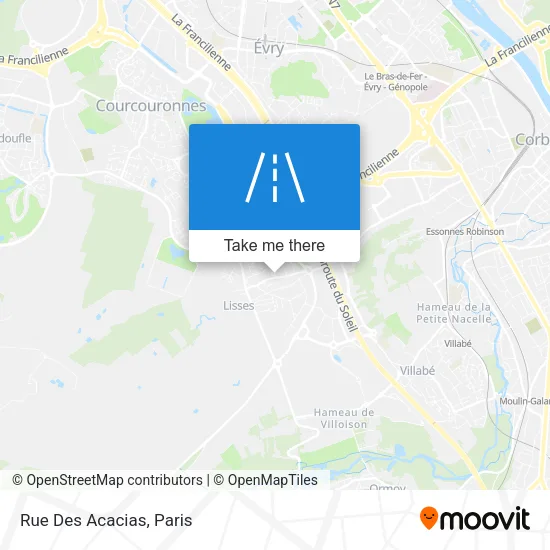 Rue Des Acacias map