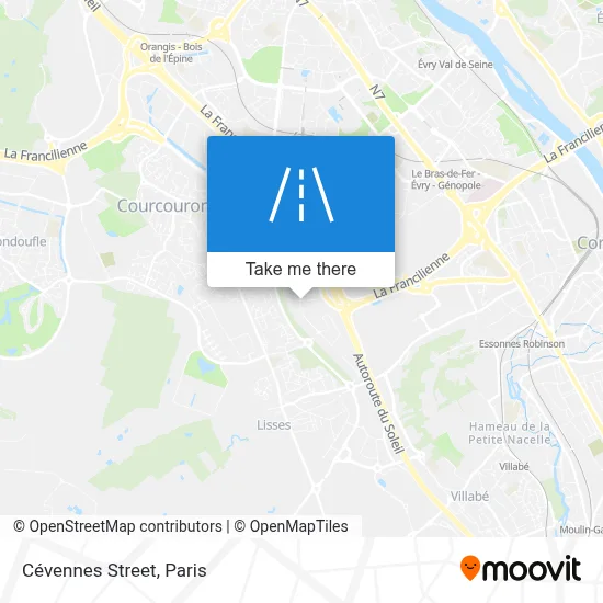 Rue Des Cévennes map