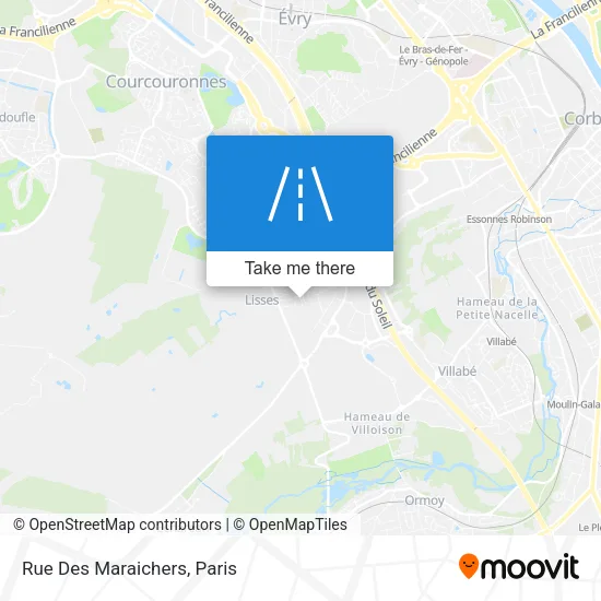 Rue Des Maraichers map
