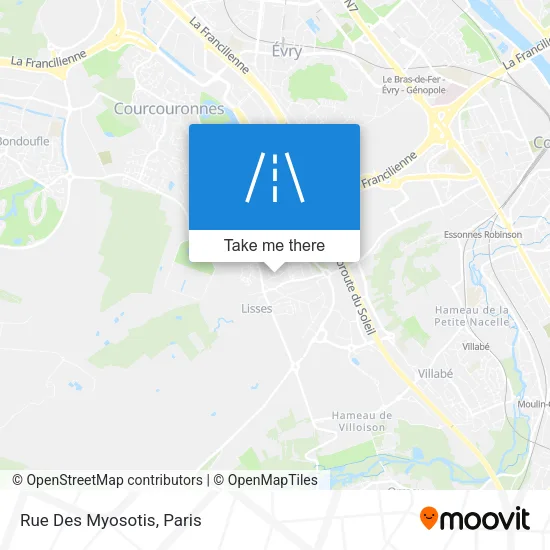 Rue Des Myosotis map