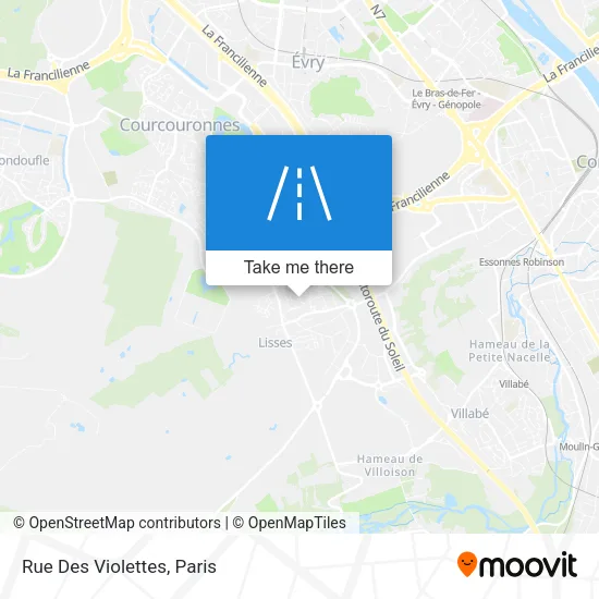 Rue Des Violettes map