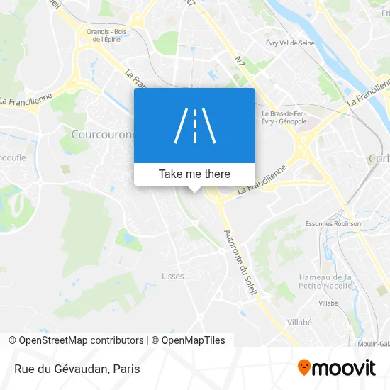 Rue du Gévaudan map