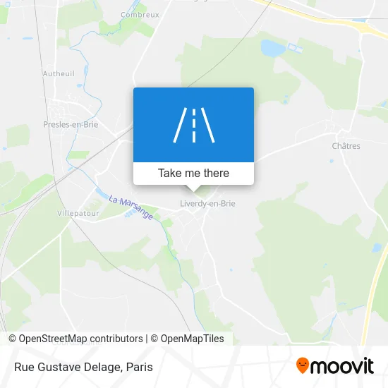 Rue Gustave Delage map