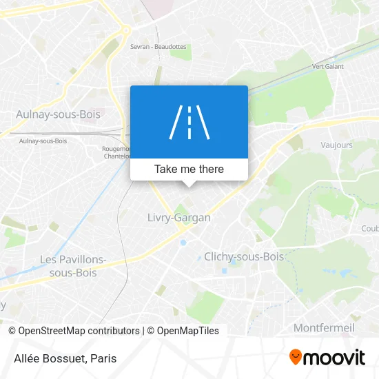 Allée Bossuet map