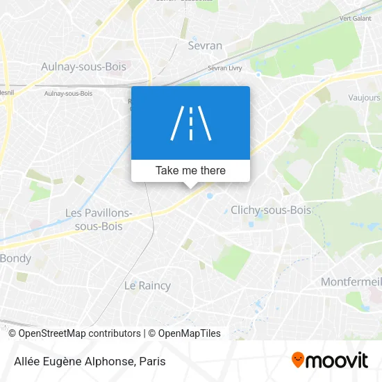 Allée Eugène Alphonse map