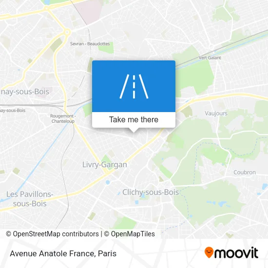 Avenue Anatole France map