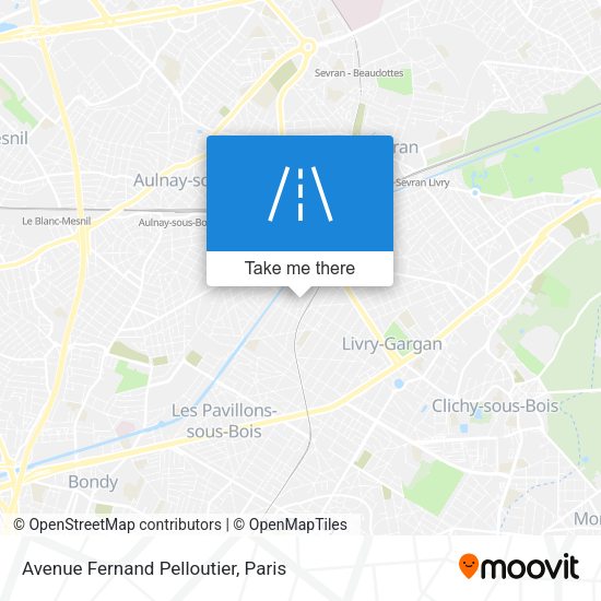Avenue Fernand Pelloutier map
