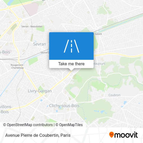 Avenue Pierre de Coubertin map