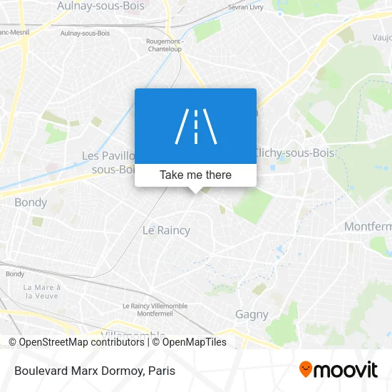 Boulevard Marx Dormoy map