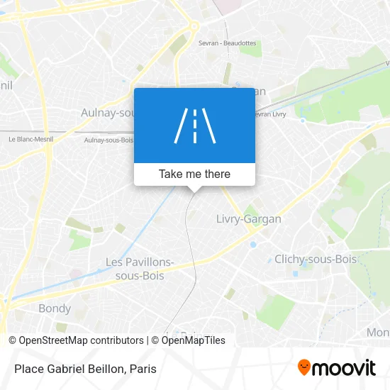 Place Gabriel Beillon map