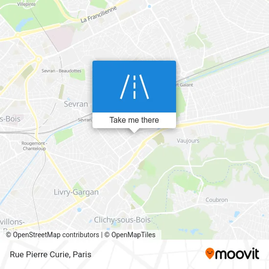 Rue Pierre Curie map