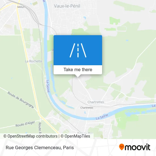 Rue Georges Clemenceau map