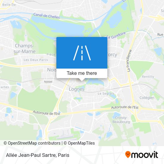 Allée Jean-Paul Sartre map