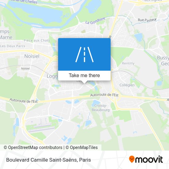 Boulevard Camille Saint-Saëns map