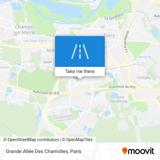 Grande Allée Des Charmilles map