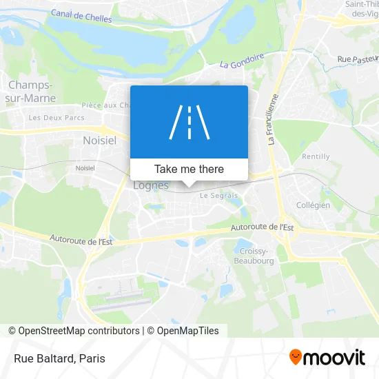 Rue Baltard map
