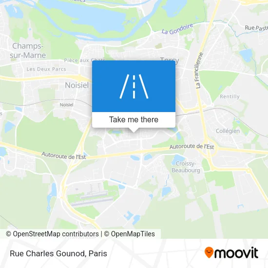 Rue Charles Gounod map