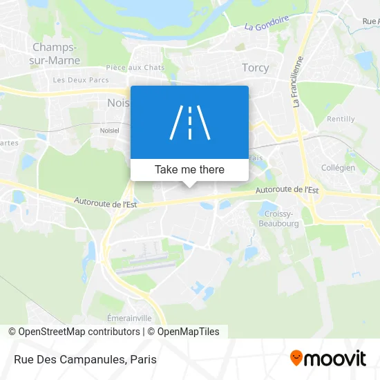 Rue Des Campanules map