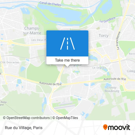 Rue du Village map