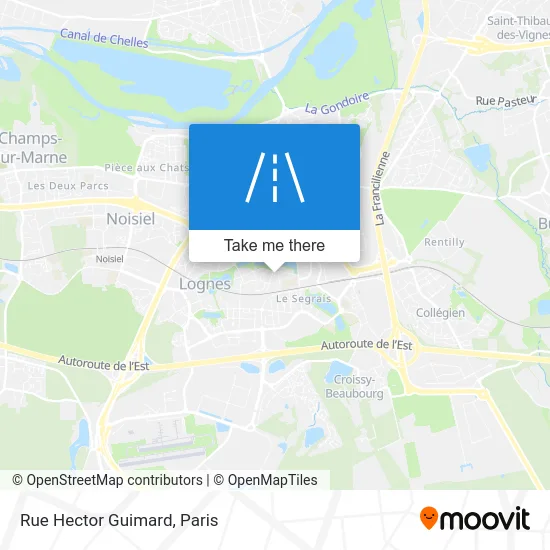 Rue Hector Guimard map