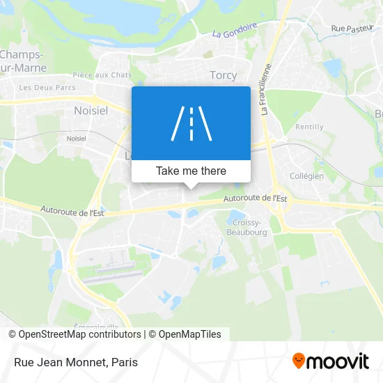 Mapa Rue Jean Monnet