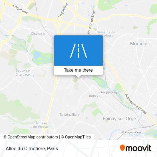 Allée du Cimetière map