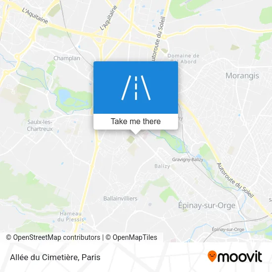 Allée du Cimetière map