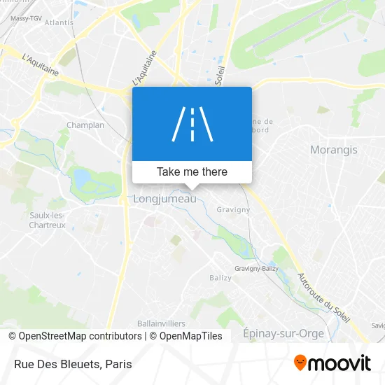 Rue Des Bleuets map