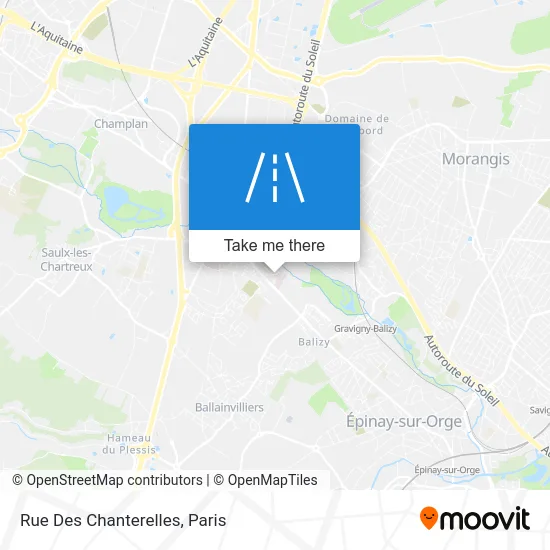 Rue Des Chanterelles map