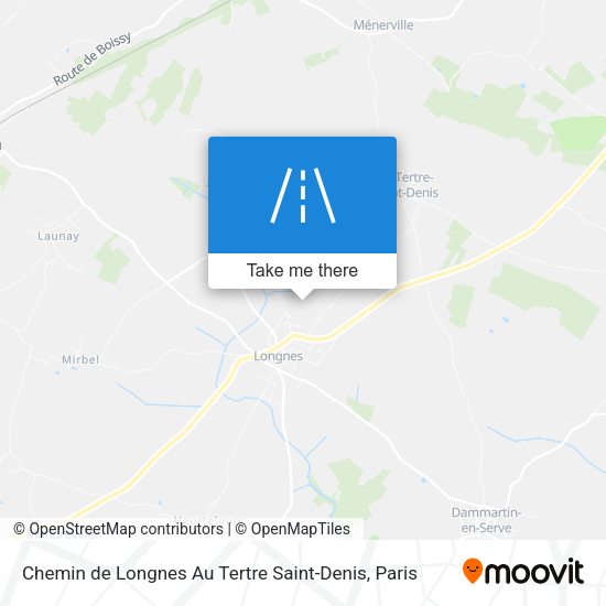 Chemin de Longnes Au Tertre Saint-Denis map