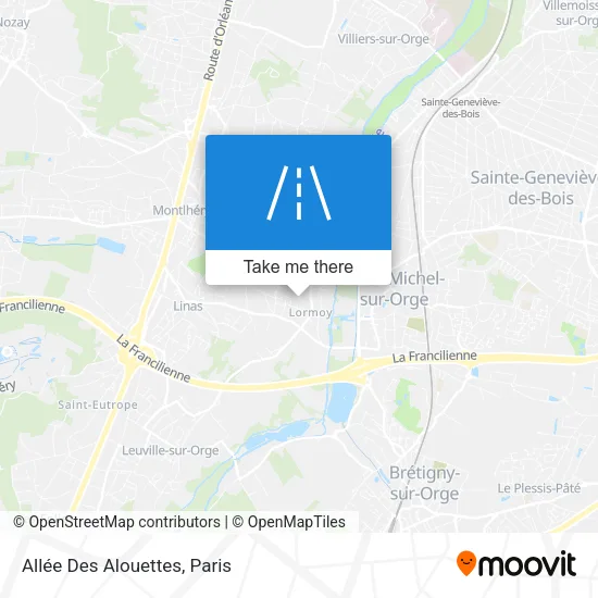 Allée Des Alouettes map