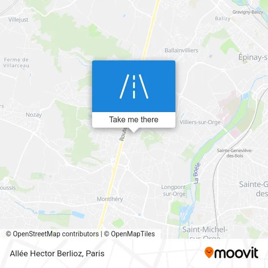 Allée Hector Berlioz map